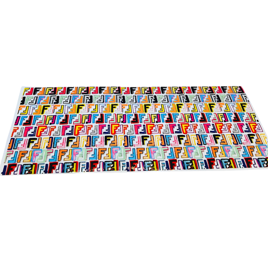 Fendi Rainbow UV DTF