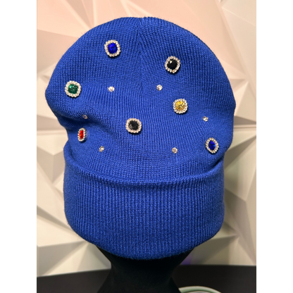 Adult & Kids Custom Junk Beanie with Patches, Rhinestones, Pearls & Denim Add-Ons