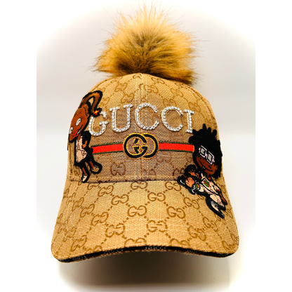 Premade Rugrat Junk Trucker Hat & Matching Junk Tie Set – Blinged & Jeweled Statement Accessories