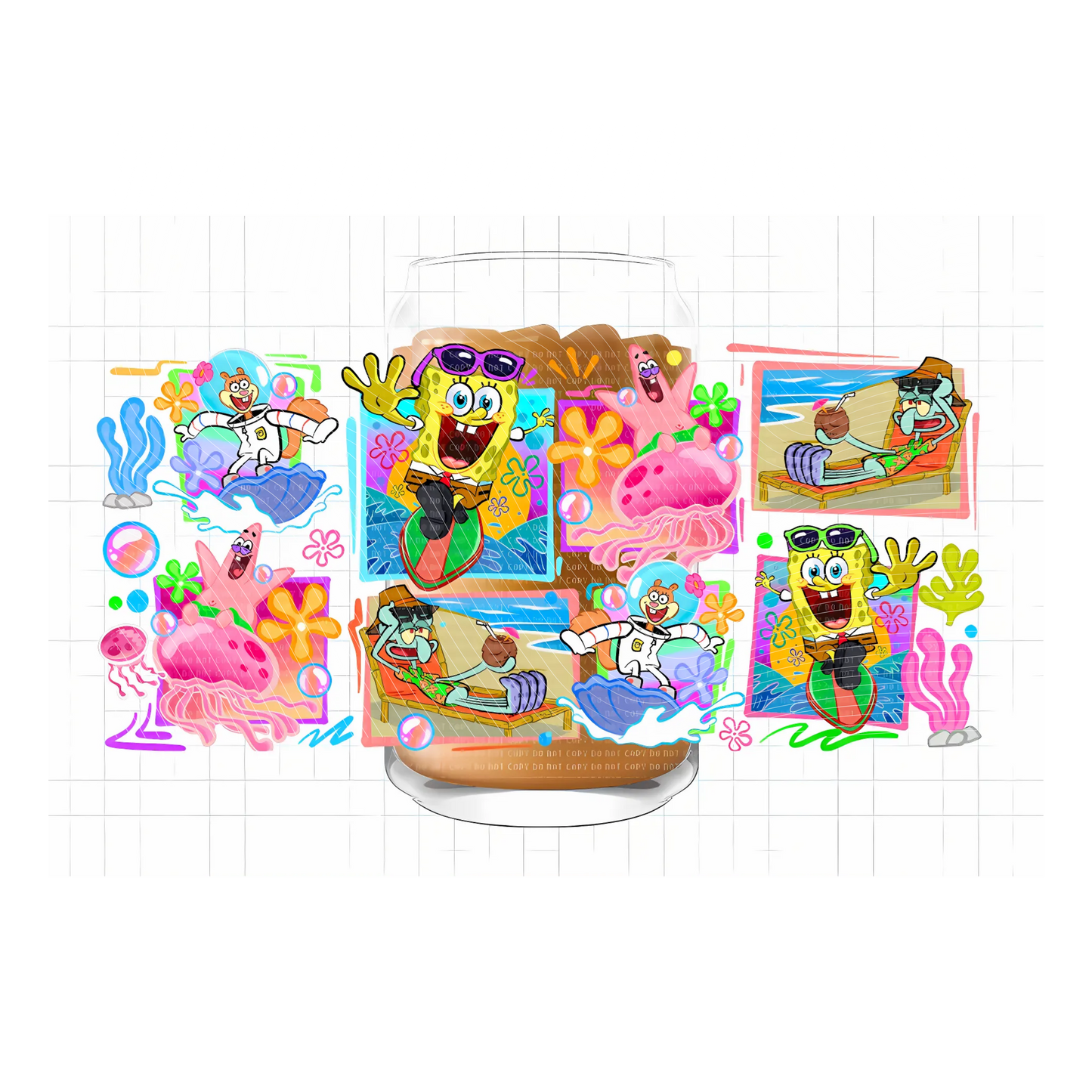 SpongeBob & Friends UV DTF