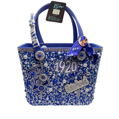 Custom Bogg Beach Tote Bag - Luxury Bling Beach Tote - Personalized Junk Bag