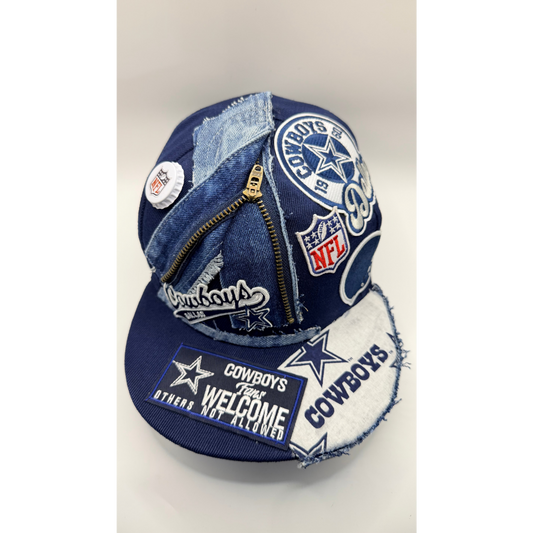 Men’s Custom Junk Trucker Hat | Freestyle Patch & Fabric Hat- Customizable