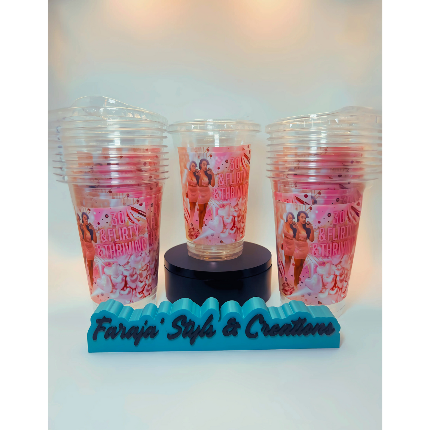 Custom Photo Plastic Party Cups | Personalized Party Favors | 8oz & 16oz