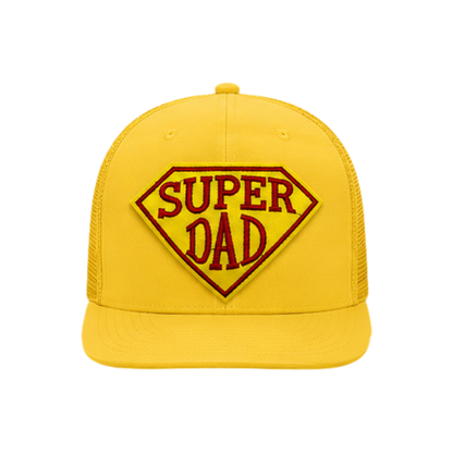Super Dad Snapback Trucker Hat – Yellow