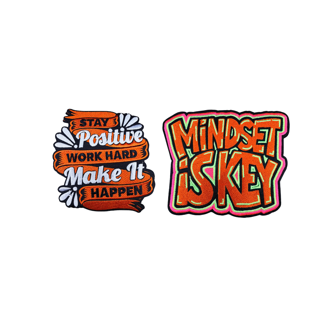 Positive Statement Orange Medium Patches