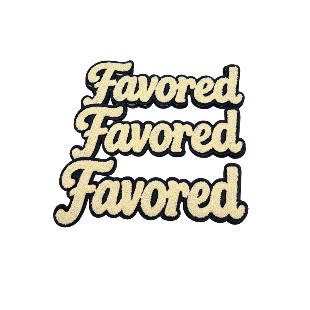 Favored Chenille Large Patches