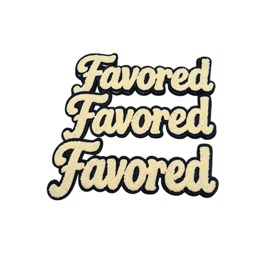 Favored Chenille Large Patches