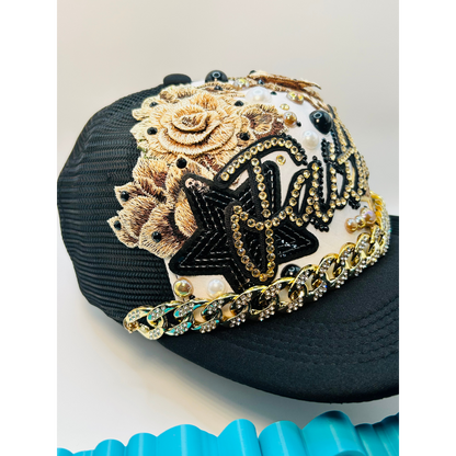 Design Your FAITH Based Trucker Junk Hat | Rhinestones • Patches • Pearls • Charms