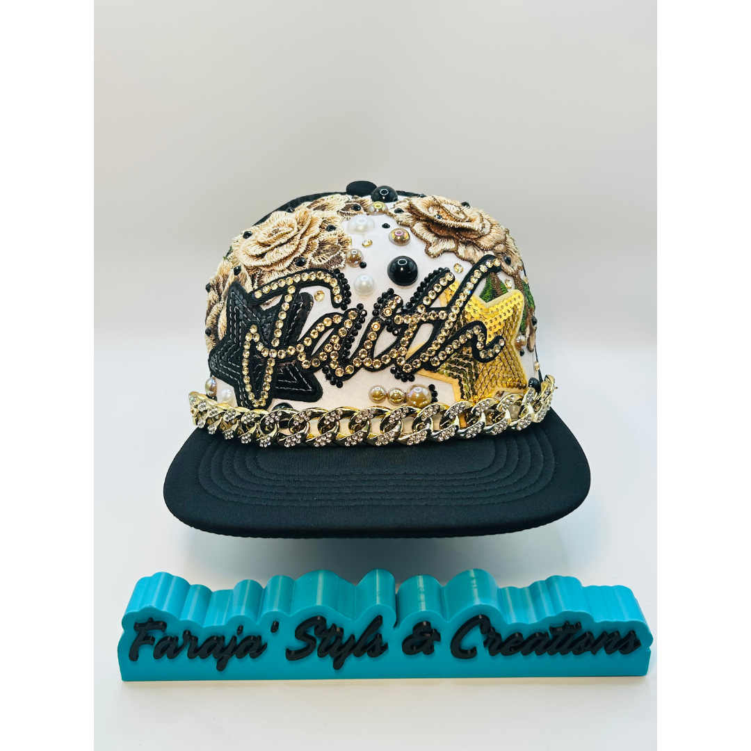 Design Your FAITH Based Trucker Junk Hat | Rhinestones • Patches • Pearls • Charms