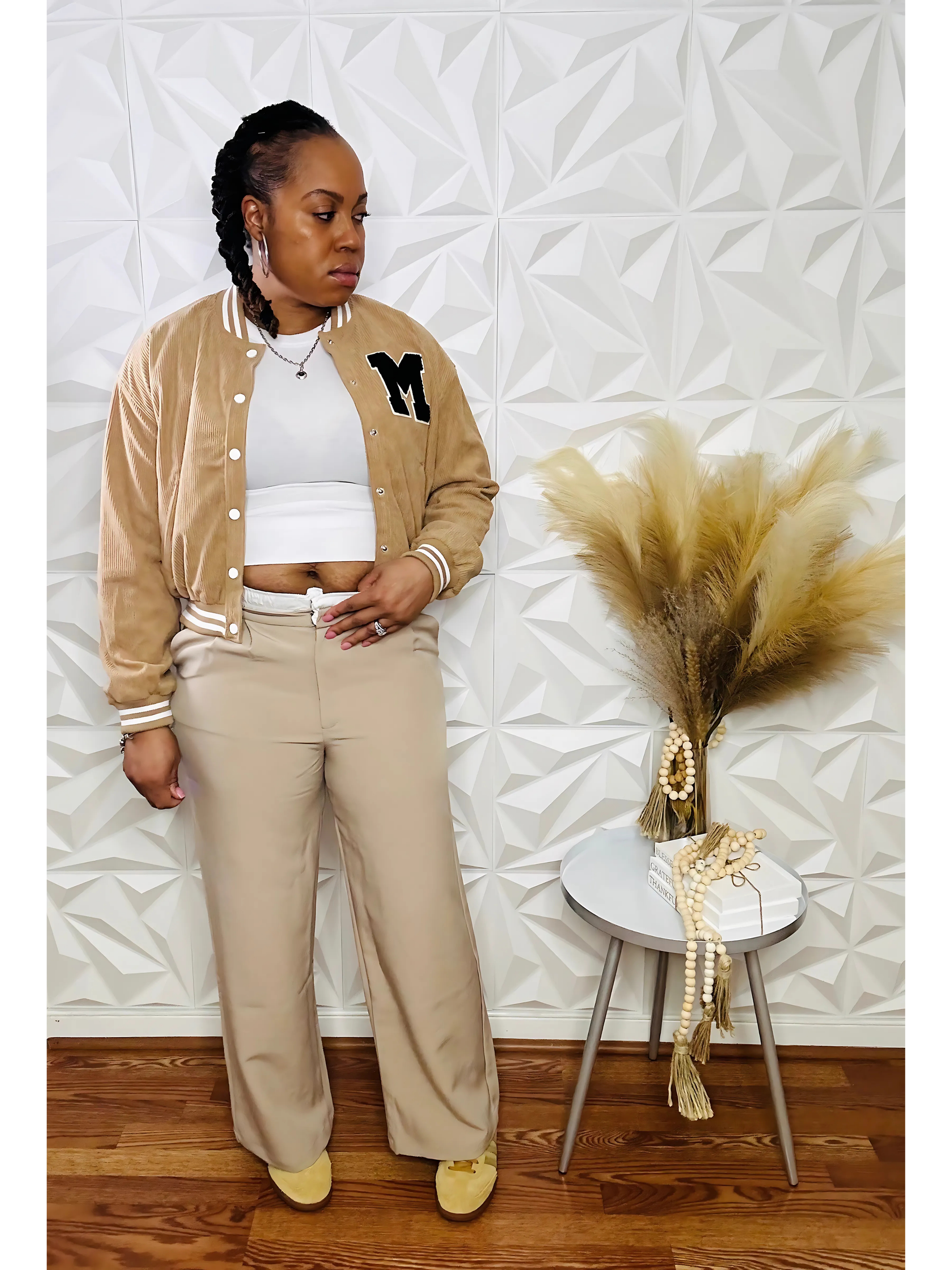 Classic Cord Varsity Jacket