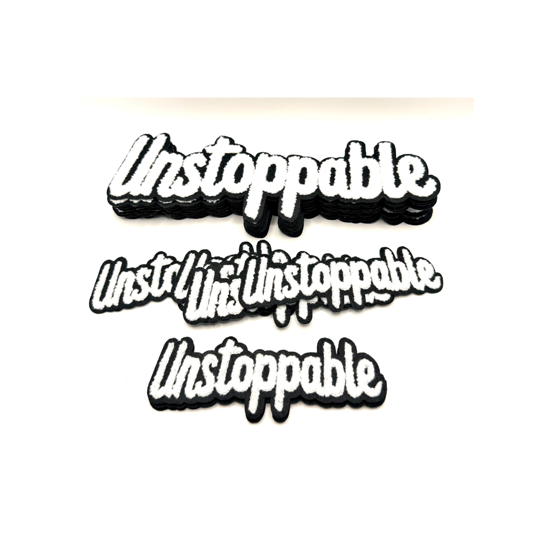Unstoppable Chenille Patches