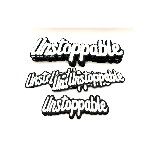 Unstoppable Chenille Patches