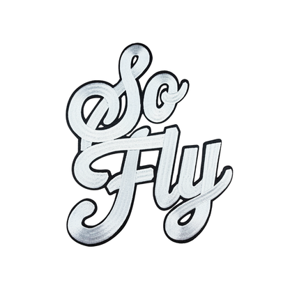So Fly Fashion Statement Large Patches (Multiple Colors)