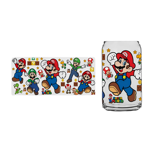 Mario & Friends UV DTF