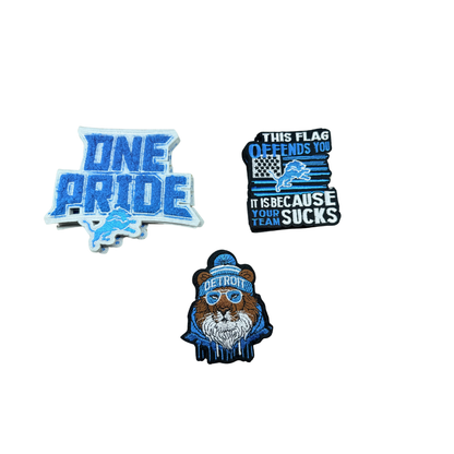 Detroit Lions Football Embroidered Small Patches