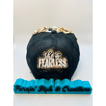 Design Your FAITH Based Trucker Junk Hat | Rhinestones • Patches • Pearls • Charms