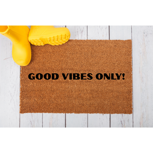 Good Vibes Only Doormat