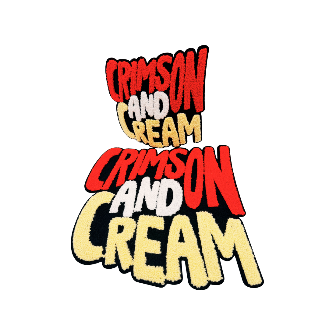 DST Inspired Crimson and Cream Patches