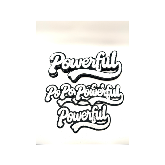 Powerful Statement Large Chenille Patches