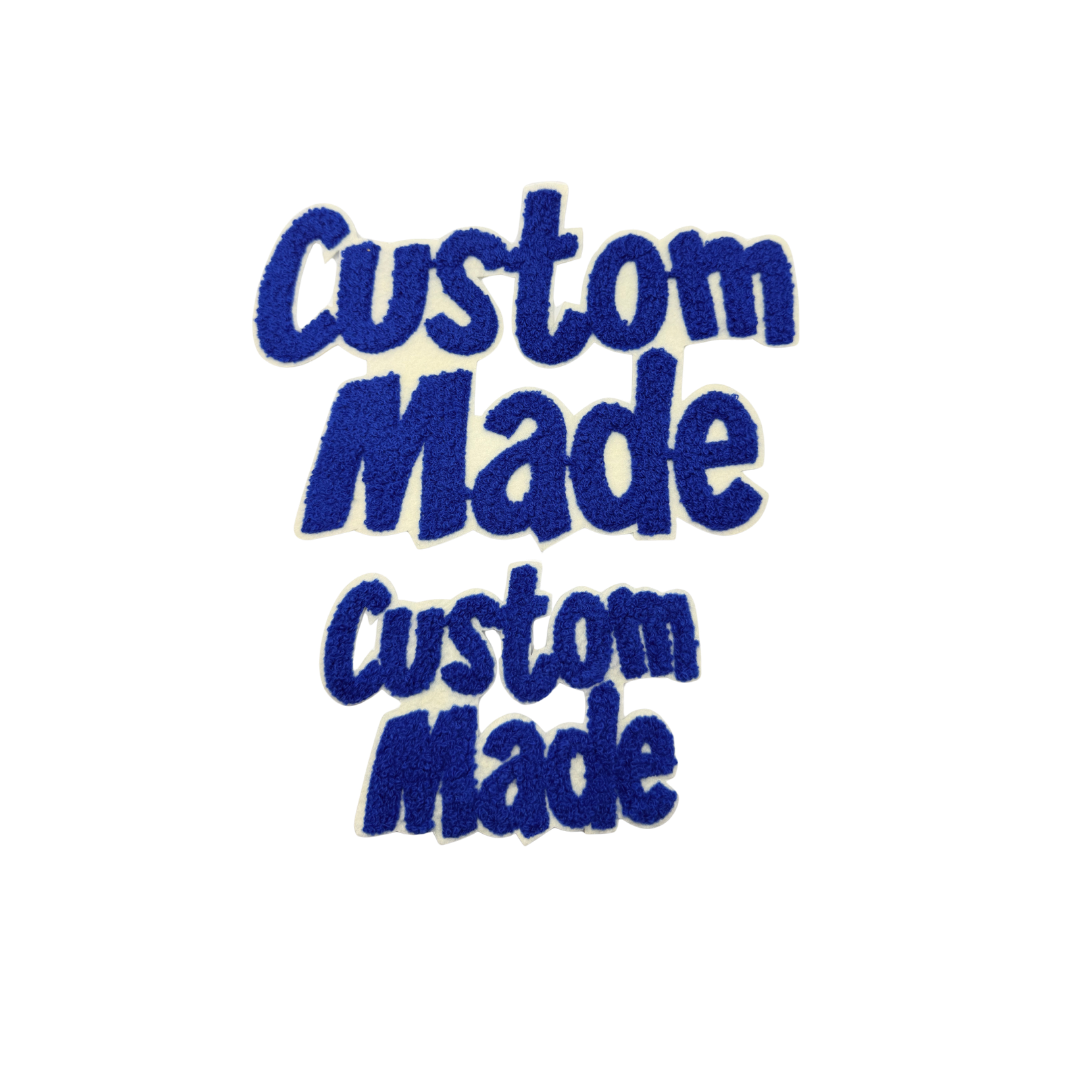 Custom Made Chenille Patches (Multiple Colors)