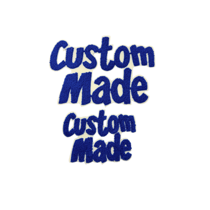 Custom Made Chenille Patches (Multiple Colors)