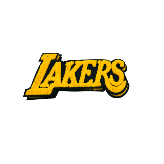 Lakers Basketball Large Chenille Patch (No Iron On)