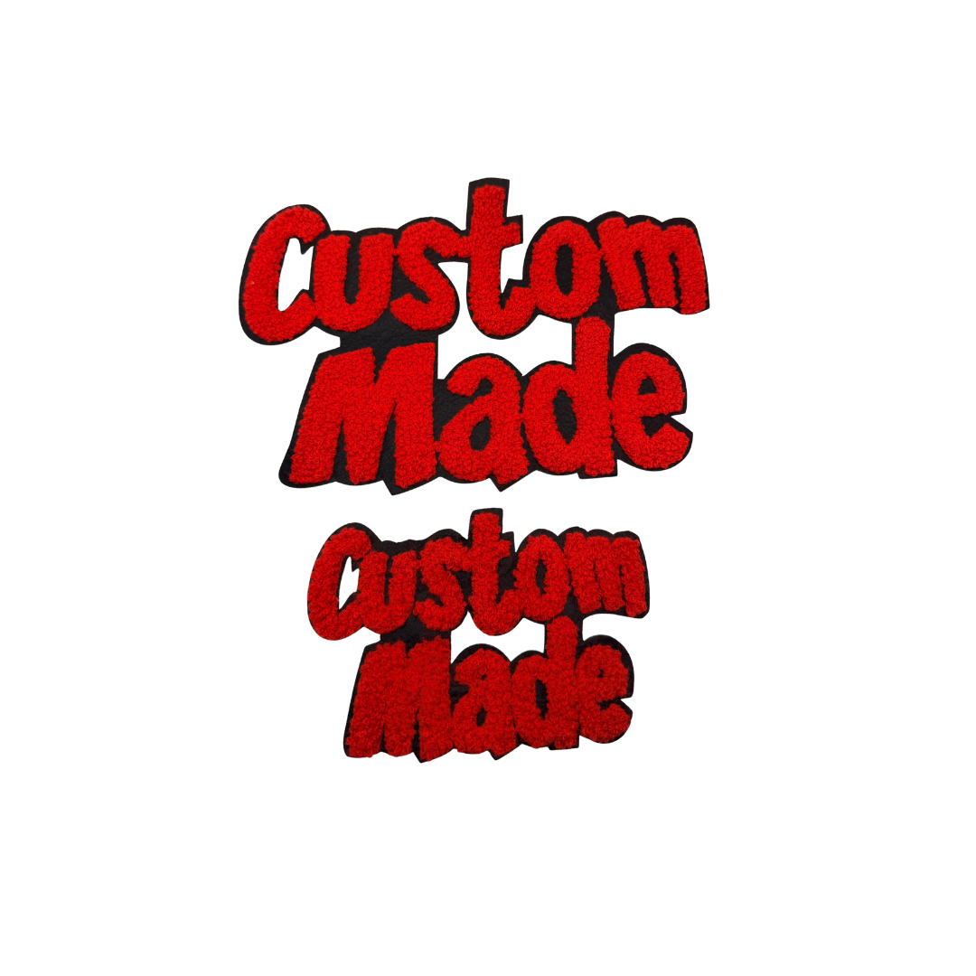 Custom Made Chenille Patches (Multiple Colors)