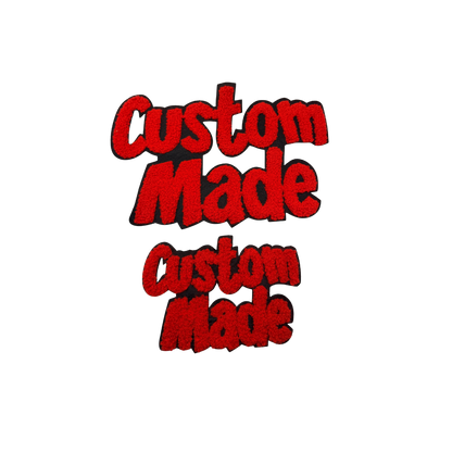 Custom Made Chenille Patches (Multiple Colors)