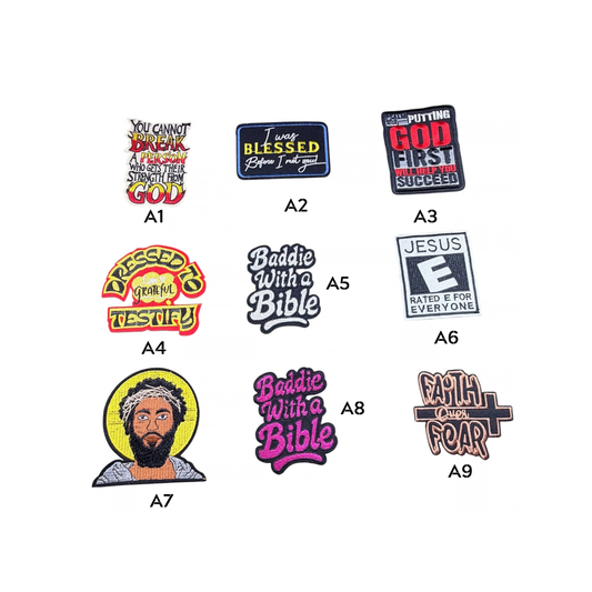 Faith Inspired Small Patches - 2A