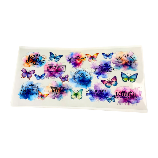 Positive Butterflies UV DTF