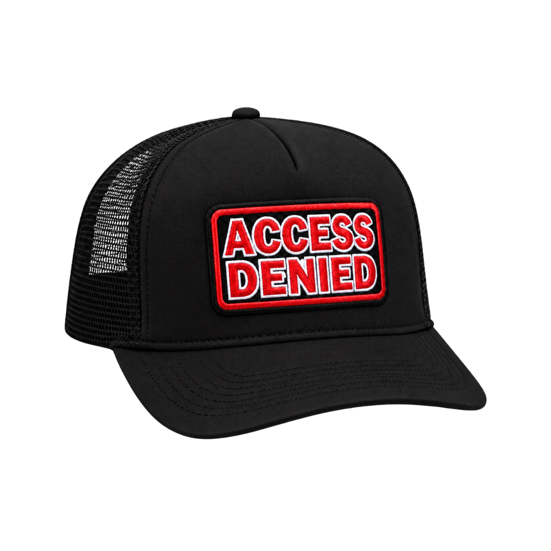 Access Denied One Patch Mesh-Back Snapback Foam Hats (Multiple Colors)