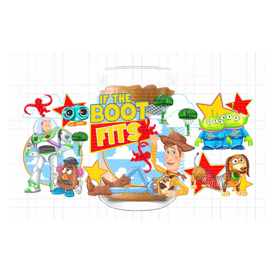 Toy Story If The Boot Fits UV DTF