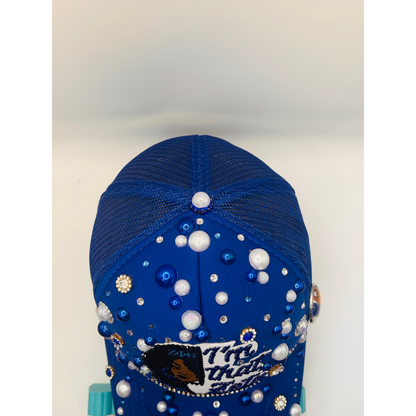 Design Your Custom Zeta Sorority Trucker Junk Hat | Rhinestones, Patches & Pearls | Greek Life Fashion Cap