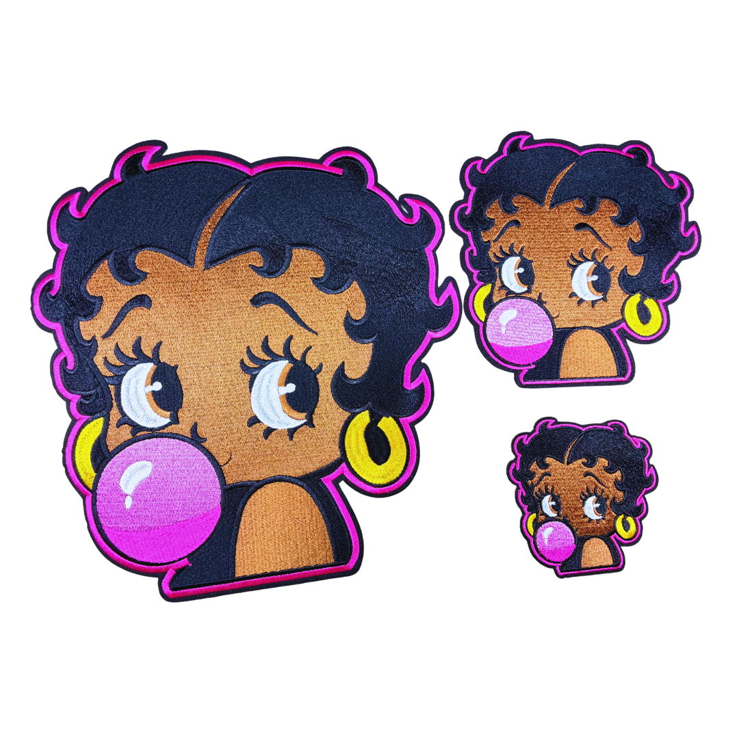 Bubble Gum Betty Boop Urban Styled Statement Patches