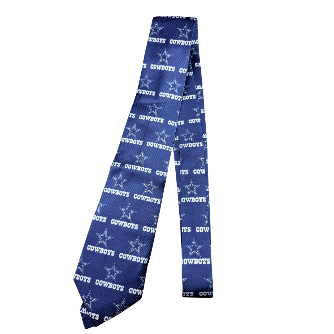 Custom NFL/ NBA Team Junk Tie or DIY NFL/NBA Tie  – Bling Football Tie with Pearls, Patches & Rhinestones