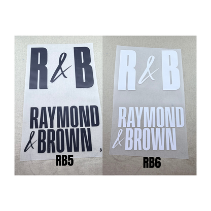 Raymond vs Brown DTF Transfers - Sizes 10*10