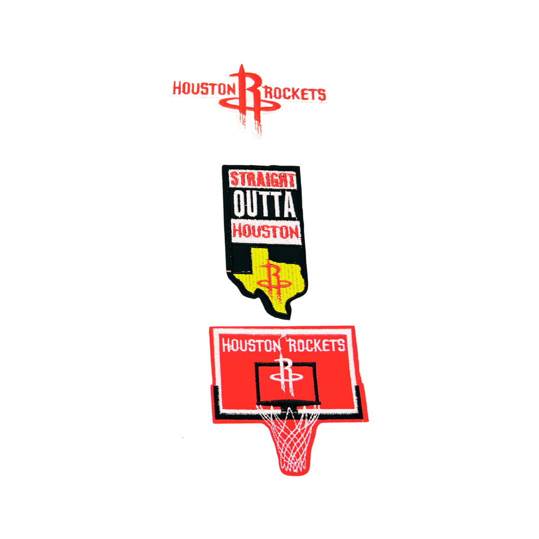 Huston Rockets Basketball Patches