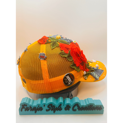 Design Your FAITH Based Trucker Junk Hat | Rhinestones • Patches • Pearls • Charms