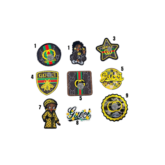 G Designer Inspired Canvas Small Patches