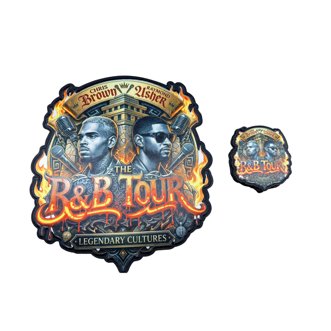Chris Brown & Usher Raymond R&B Tour Large Patch 2