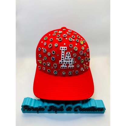 LA Rhinestone Trucker Hats | Bling Streetwear Style