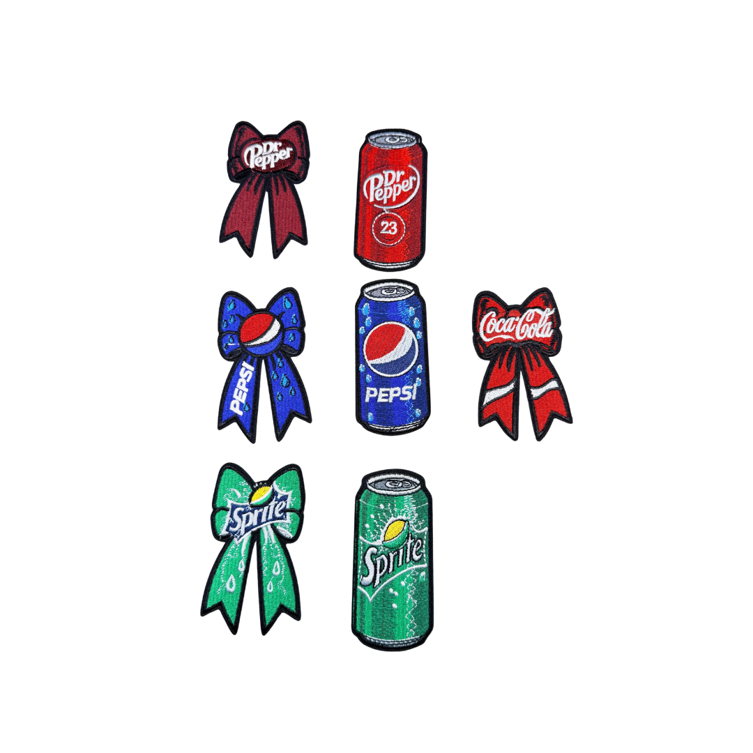 Pepsi Drinks & Bows Small Small Patches