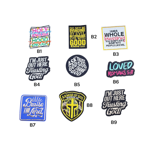 Faith Inspired Small Patches -1