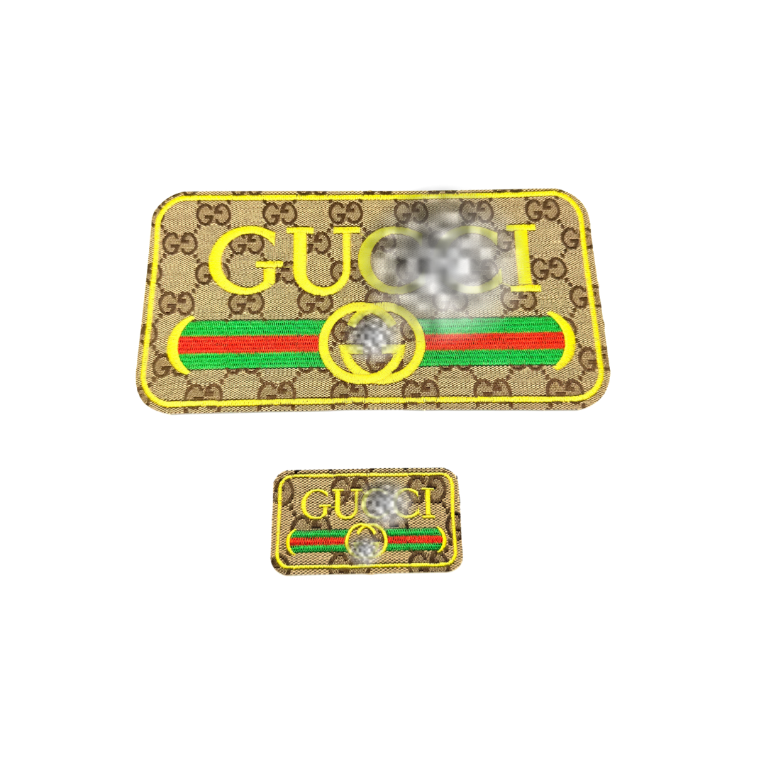 G***I  Designer Inspired Leather Patches
