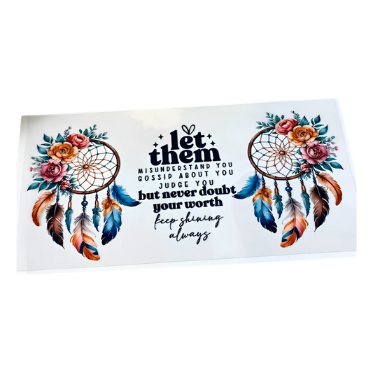 Dream Chaser Feathers 1 UV DTF