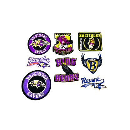 Baltimore Ravens Football Small Patches