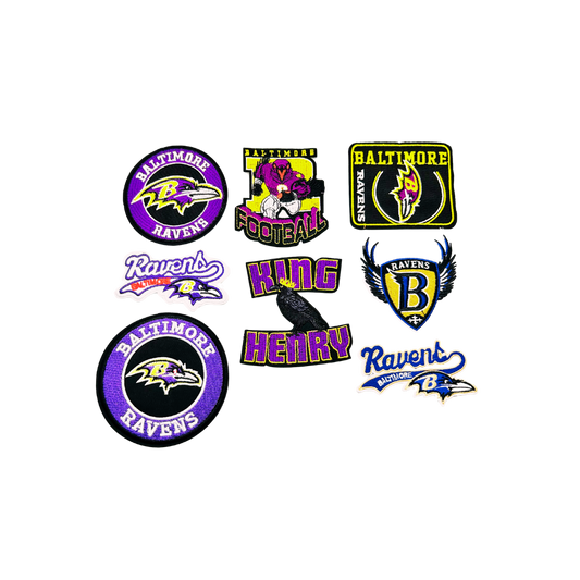 Ravens Football Patches