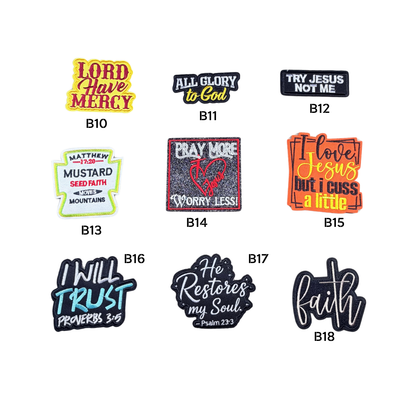 Faith Inspired Small Patches -1
