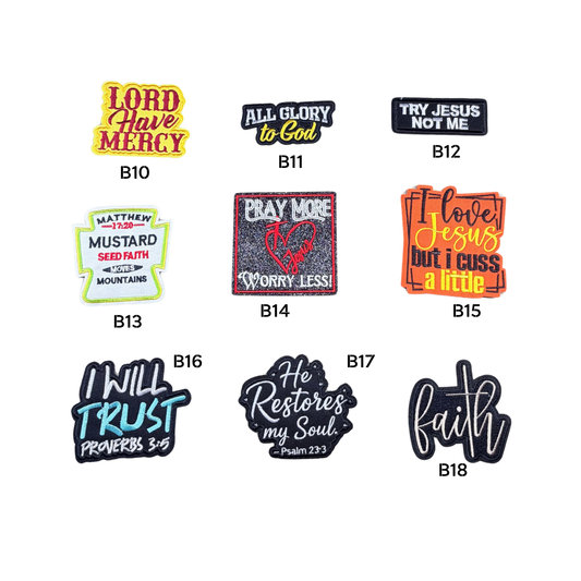 Faith Inspired Small Patches -1