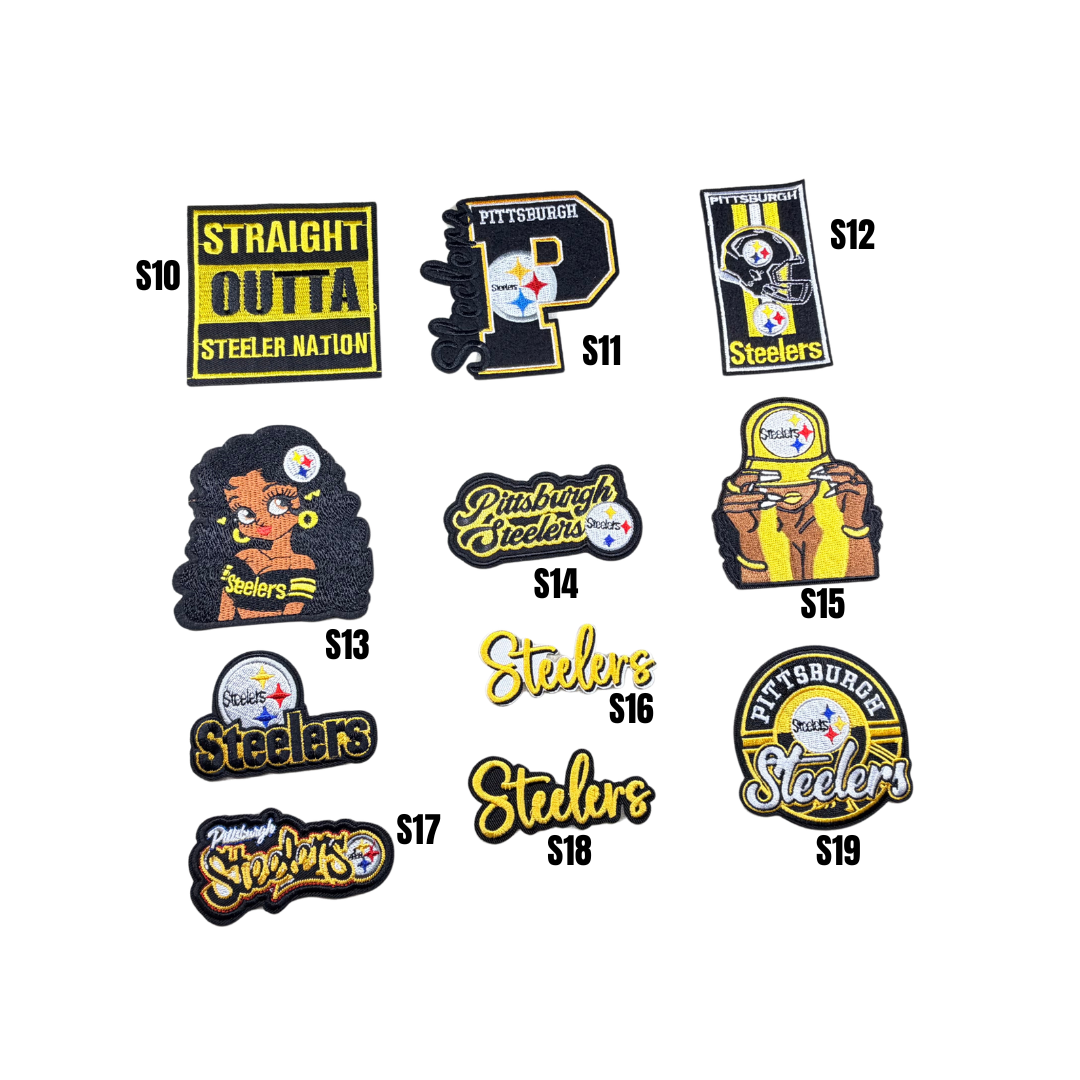 Pittsburgh Steelers NFL Football Small Patches